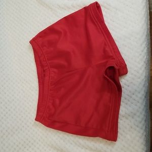 2 pair Red Booty Shorts